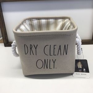 Rae Dunn Dry clean only basket
